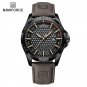 BYD.BN_Brand   Waterproof Men's Watch Leather Strap Male Wristwatch Quartz Date Luxury Clock    2023