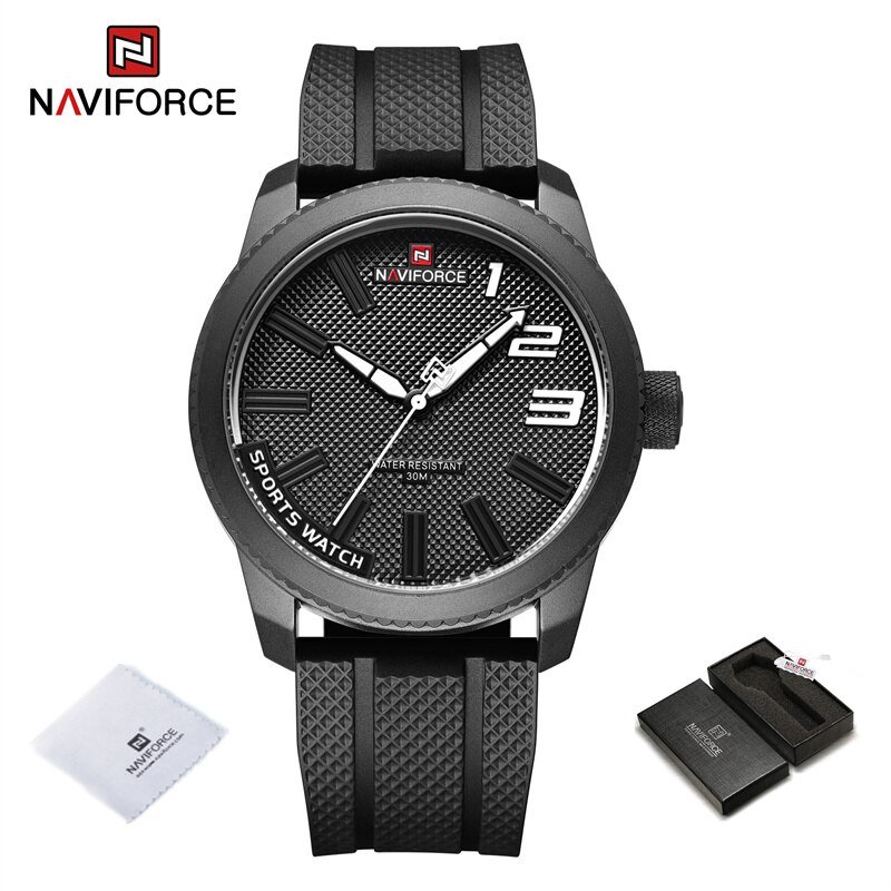 BWB-BOX_Top   Quartz Watch Men Silicone Strap Military Watches 30ATM Waterproof Wristwatch    2022