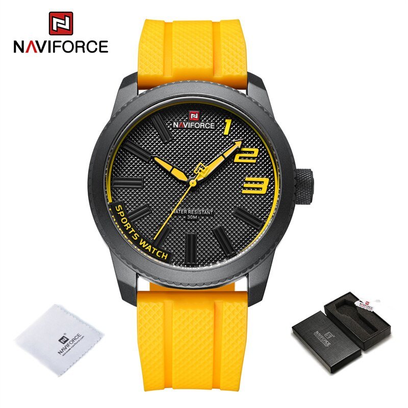 BYY-BOX_Luxury Silicone Strap Mens Watches Waterproof Sport Quartz Military Watch Men Clock    2022 