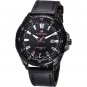 Black_TOP   Mens Watches  Militray Sport Quartz Men Watch Leather Waterproof Male Wristwatches Man C