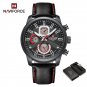 BBB-BOX_2022 Men Watches  Leather Band Calendar Quartz Watch Military Waterproof Sport Leisure Watch