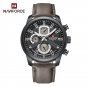 BBGY_2022 Men Watches  Leather Band Calendar Quartz Watch Military Waterproof Sport Leisure Watch Me