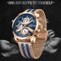 BB-BOX_Men's Calendar Watches Casual Sport Watch for Men Quartz WristWatch Stainless Steel Strap Wat