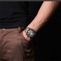 GB-BOX_Men's Calendar Watches Casual Sport Watch for Men Quartz WristWatch Stainless Steel Strap Wat