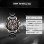 Steel Gold Black_Men Watches Luxury Luminous Quartz Mens Watch Stainless Steel Sport Chronograph Cl