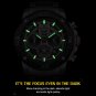 Steel Gold Black_Men Watches Luxury Luminous Quartz Mens Watch Stainless Steel Sport Chronograph Cl