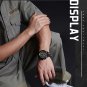 BRB_Mens Watches Luxury Waterproof 24 Hour Date Quartz Watch Man Leather Sport Wrist Watch Men Wate