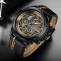 BRB BOX_Mens Watches Luxury Waterproof 24 Hour Date Quartz Watch Man Leather Sport Wrist Watch Men