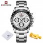 SBW_Watches For Men   Stainless Steel Waterproof Quartz Wrist Watch Man Classic Wild Clock