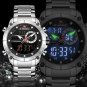 Black_Men Watches Luxury Quartz Watch Mens Military Chronograph Sports Wristwatch Clock