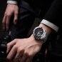 Black_Men Watches Luxury Quartz Watch Mens Military Chronograph Sports Wristwatch Clock