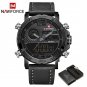 BGYB BOX_Mens Watches To   Men Leather Sports Watches  Men's Quartz LED Digital Clock Waterproof Mil