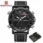 BWB BOX_Mens Watches To   Men Leather Sports Watches  Men's Quartz LED Digital Clock Waterproof Mili