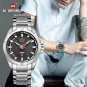 GG_Men&acirc;��s Watches Top    Analog Watch Men Stainless Steel Waterproof Quartz Wristwatch Date