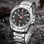 GG-BOX_Menâs Watches Top Analog Watch Men Stainless Steel Waterproof Quartz Wristwatch Date