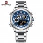 SBE_Men Watch Sports Military Stainless Steel Quartz Wristwatch Chronograph Male Clock    2023