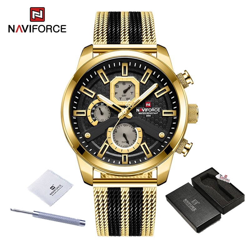 GB-BOX_Luxury Men Watch Quartz Man Watches Waterproof Luminous  Sport Watch for Men Date Display  Fe