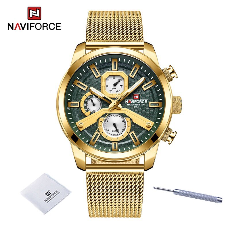 GGN_Luxury Men Watch Quartz Man Watches Waterproof Luminous  Sport Watch for Men Date Display  Femin