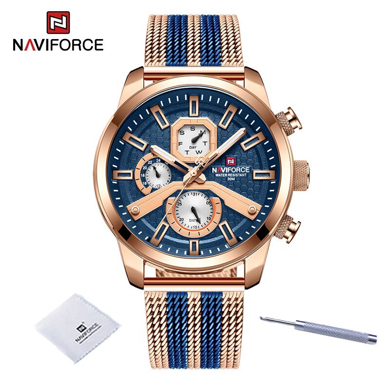 RGBE_Luxury Men Watch Quartz Man Watches Waterproof Luminous  Sport Watch for Men Date Display  Femi