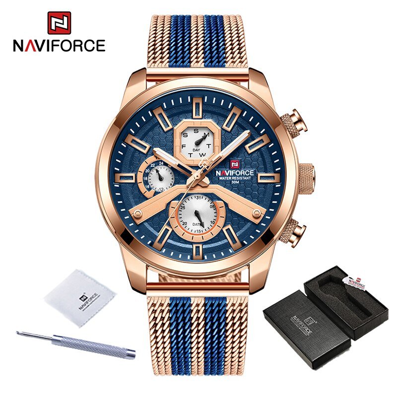 RGBE-BOX_Luxury Men Watch Quartz Man Watches Waterproof Luminous  Sport Watch for Men Date Display  