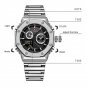 SB-BOX_Brand Luxury Watches For Men Waterproof Sport Quartz Wristwatch Stainless Steel Strap 9216