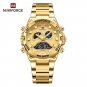 GGG_Men's Watches Luxury Quartz Sport Stainless Steel Strap Wrist Watch Waterproof Clock Male
