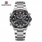 SBB_Men's Watches Luxury Quartz Sport Stainless Steel Strap Wrist Watch Waterproof Clock Male