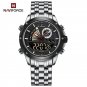 SB_Watches For Men Waterproof Alarm Military Sports Clock LCD Dual Display Quartz Wristwatch  s  202