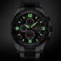 RGB-BOX_Business Chronograph Luxury Stainless Steel Belt Men's Quartz Wrist Watch Waterproof Sport M