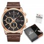 RGB-Box-B_Watch  Luxury Men Waterproof Quartz Watches With  Set For Sale Leather Calendar Analog Men