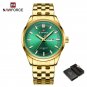 GGN-BOX_Top Luxury Men Quartz Watch Sports Waterproof Luminous Wristwatch Stainless Steel Date Week 