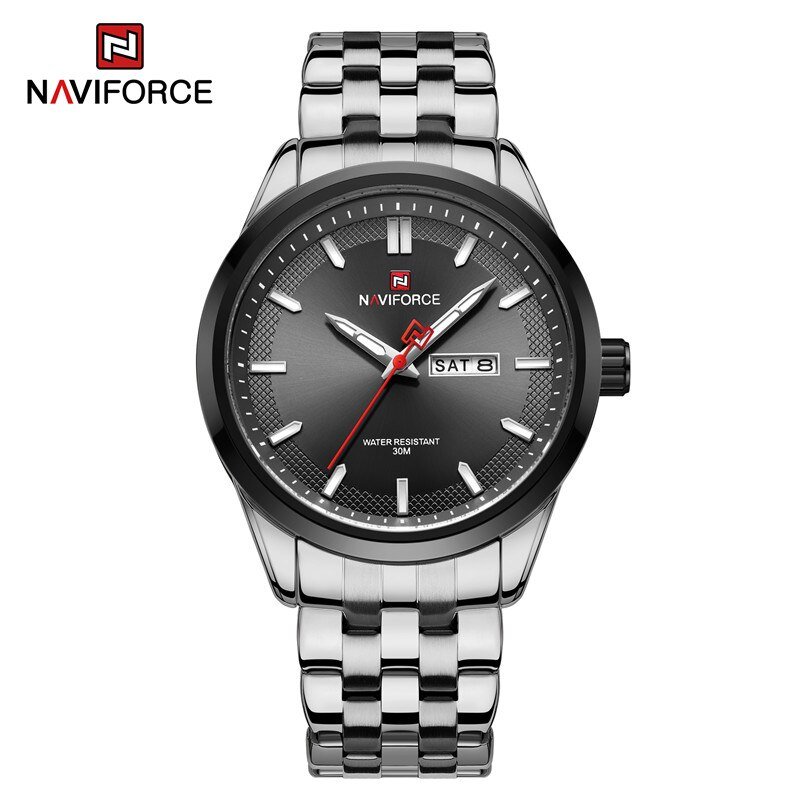 SB_Top Luxury Men Quartz Watch Sports Waterproof Luminous Wristwatch Stainless Steel Date Week Male 