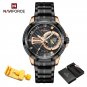 RGB-BOX_Male Wristwatches Sports Waterproof Stainless Steel  Men's Watch Casual Clock    2023 Popula