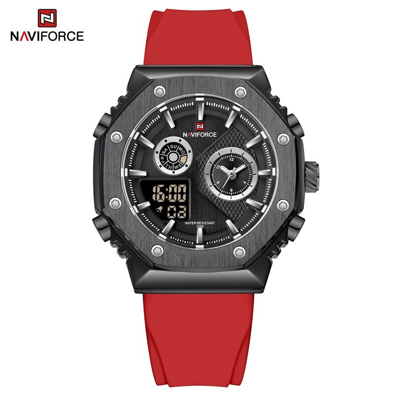 BBR_Digtal Luxury Watches For Men Analog Sport Led Waterproof Male Wrist Watch Luminous Men Quartz W