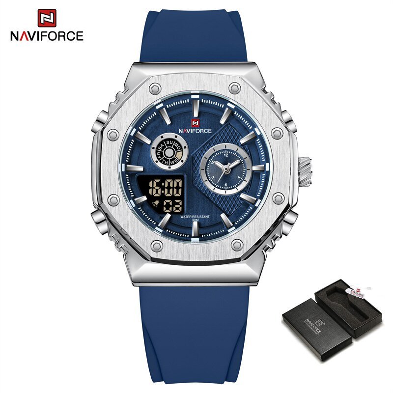 SBEBE-BOX_Digtal Luxury Watches For Men Analog Sport Led Waterproof Male Wrist Watch Luminous Men Qu
