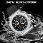 SGNGN-BOX_Digtal Luxury Watches For Men Analog Sport Led Waterproof Male Wrist Watch Luminous Men Qu