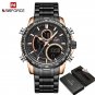 RGB BOX_Men Watch   Sport Watch For Men Chronograph Quartz Wristwatch Military Waterproof Steel Band