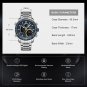 RGB BOX_Men Watch Sport Watch For Men Chronograph Quartz Wristwatch Military Waterproof Steel Band