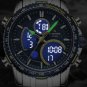 RGB BOX_Men Watch Sport Watch For Men Chronograph Quartz Wristwatch Military Waterproof Steel Band