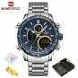 SBE BOX_Men Watch   Sport Watch For Men Chronograph Quartz Wristwatch Military Waterproof Steel Band