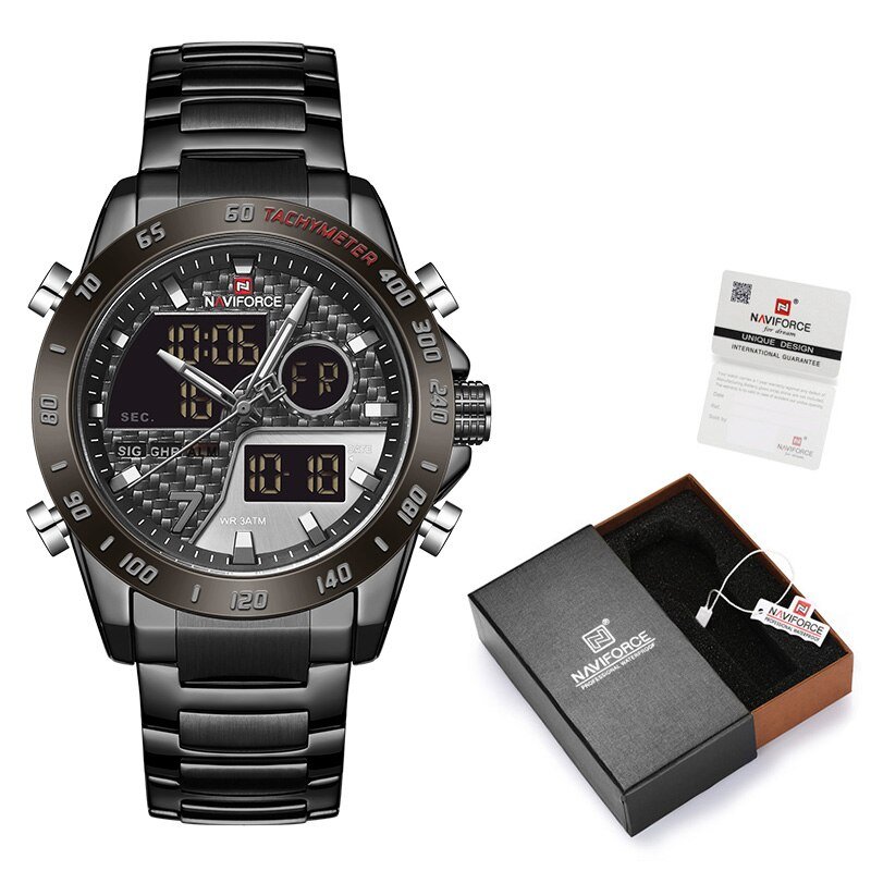 BB-Box-B_Men Watch With  Luxury Mens Waterproof Sport Watches Quartz Analog Wristwatch Set for Sale