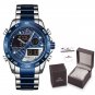 SBE-Box-A_Men Watch With  Luxury Mens Waterproof Sport Watches Quartz Analog Wristwatch Set for Sale