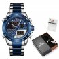 SBE-Box-B_Men Watch With  Luxury Mens Waterproof Sport Watches Quartz Analog Wristwatch Set for Sale