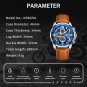 RGCEDBN-BOX_Trend Cool Watch for Men Waterproof Leather Quartz Male Watches Luxury Wristwatches Lumi