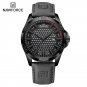 BGYGY_Brand  High Quality Men's Watches Leather Strap Male Waterproof Wristwatch Quartz Date Clock