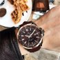 SCE BOX_Mens Watches Top Sport Watches Men Waterproof Quartz Clock Male Army Military Leather Wris