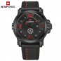 BRB_Top   Men Sports Military Quartz Watch Man Analog Date Clock Leather Strap Wristwatch