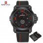 BRB BOX_Top   Men Sports Military Quartz Watch Man Analog Date Clock Leather Strap Wristwatch