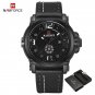 BWB BOX_Top   Men Sports Military Quartz Watch Man Analog Date Clock Leather Strap Wristwatch
