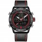 Black Red_2019 Mens Watches   Men Sport Watch Male Waterproof Quartz Digital Led Clock Mens Military